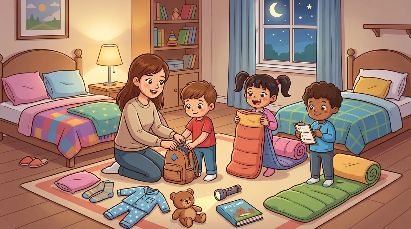 Как подготовить ребёнка к первой ночёвке без родителей